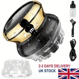 Kemei KM-887 Bald Head Shaving Buzzcut Circular Rotary Hair Clippers Cutters Men