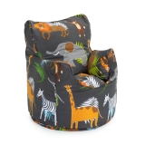 Toddler Bean Bag Armchair Printed Gaming Beanbag Chair Play room Kids Pouffes