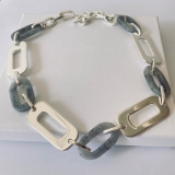 Silver Statement Necklace Chunky Link Costume Jewellery Women’s Necklaces UK