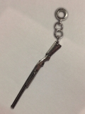 Over & Under Shotgun with 5mm Hole to fit Pendant Charm Bracelet European refT19