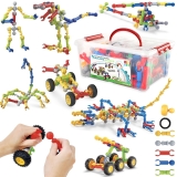 Stem Kids Building Toys for Ages 6-8 Boys Girls, 125 PCS Building Blocks Games