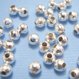 Silver Plated Round Ball Spacer Beads Jewellery Making 2mm 3mm 4mm 5mm 6mm 8mm
