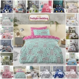 KIDS DUVET COVER SETS Reversible Quilt Bedding Pillowcase Children Boys Girls