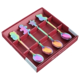 Fruit Spoon Yogurt Spoon Kids Silverware Stainless Spoon Set