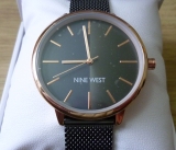 Nine West – Ladies Dress wristwatch, mesh bracelet, boxed.