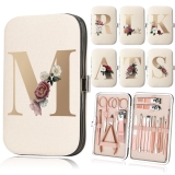 18 PCS MANICURE PEDICURE NAIL CARE SET CUTTER CLIPPERS KIT CASE FOR MEN WOMEN