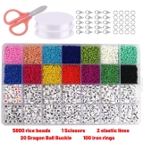Girls Kids Necklace Bracelet Make Own Beads Jewellery Making Set DIY Craft Kit