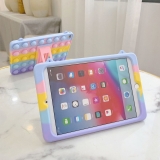 Kids Rainbow Shockproof Tablet Stand Case Silicone Cover For Ipad 7 8 9th 10 X
