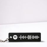 Personalised Scannable Spotify Keychain Music Keyring Unique Stocking Filler