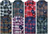 Flannel Shirt Lumberjack Yarn Dyed Check Brushed 100% Cotton M – 6XL By Beebizco