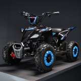 2025 Kids 36V 1000W Electric Quad Bike XTM Monster in Electric Blue Xtreme Bikes