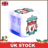 Kids Boys Football LED 7-Colour Changing Night Light Digital Lamp Alarm Clock