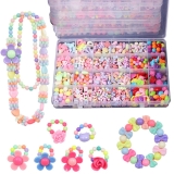 580x DIY Bracelet Making Kit Kids Girls Make Your Own Beads Set Jewellery Making