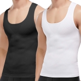 Men Compression Tummy Control Seamless Body Shaper Elastic Top Vest Undershirt