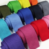 Handmade Men’s Highest Quality Knitted STRAIGHT END Tie Wedding Formal Casual UK