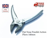 FLAT NOSE SMOOTH JAWS PARALLEL ACTION PLIERS JEWELRY WATCH BEADS CRAFTS TOOL