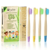Kids Bamboo Toothbrush Eco Friendly & Biodegradable Medium Soft Bristles 1-4 pcs