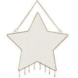 Mesh Earring Holder Hanger Grid Jewelry Rack Organizer Miss