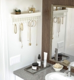 JackCubeDesign Hanging Jewellery Organiser Necklace Hanger Bracelet Holder Wall