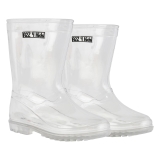 Kids Boys Girls Clear PVC Rain Boot Wellington Boots Waterproof Wellies Gumboot