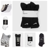 NIKE SOCKS 3 PAIRS PACK – LIGHTWEIGHT NO SHOW, CREW  & ANKLE MENS WOMENS SPORTS