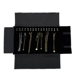 Jewelry Roll Bag Travel Jewelry Case Roll Organizer Necklace Display Storage Box