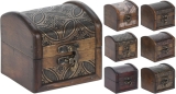 Mini Distressed Wooden Chests Jewellery Box Treasure Chest Trinket Box Sweets