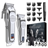 SEJOY Professional Hair Clippers and Trimmer Set Cordless Men Barber Haircut Kit