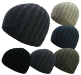 Skull Cap Beanie Hat Chunky Knit Winter Hat Warm Gift Ski Work Ladies Mens New