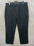 Vintage Ralph Lauren Trousers Mens 40 x 34 Black Chinos Bottoms Straight 90s Y2K