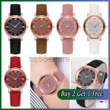 UK Ladies Wrist Watches Watch Quartz Analogue Women Leather Strap Casual Gift