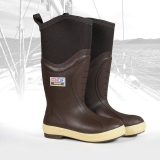 XTRATUF Men’s 15″ Insulated Elite Legacy Brown Sailing Deck Boots Wellingtons