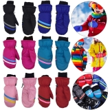 Kids Children Ski Gloves Long-sleeved Mitten Outdoor Riding Snow Snowboard