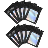 100 Pcs Pouch Pill Storage Bag Bags with Clasp Zip Jewelry Miss