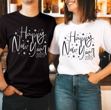 T-SHIRT 6007 Happy New Year 2025 New Year Crew Eve Party Family Matching  Shirt