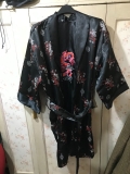 Dressing Gown Bath Robe Nightwear Men’s Japanese Chinese Kimono Medium Dragon