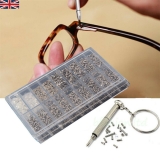 1000x Micro Glasses Sunglass Watch Spectacles Screws Nuts Screwdriver Repair Kit
