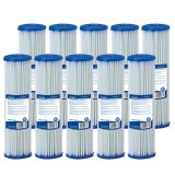 10pk 10″ Pleated Washable Sediment Water Filter Aquafilter FCCEL