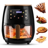 6L Air Fryer transparent New Large Capacity Touch Screen Multifunction mini Fxxw
