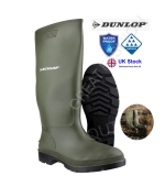 Mens Wellies Wellington DUNLOP Rubber Waterproof Boots Shoes Rain Winter NEW