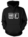 Problem Solved Archery Archer Mens Funny Unisex Womens Hoodie