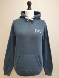 Y231 WOMENS JACK WILLS BLUE  DRAWSTRING L/SLEEVE SWEATSHIRT HOODIE UK XS EU 34