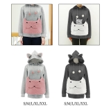 Hoodies for Women Pet Owner Cat Dog Large Pocket Pullover Fleece Sweatshirt with