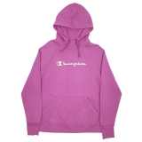 CHAMPION Hoodie Spellout Jumper Sweatshirt Womens L