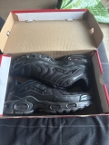 Nike TN Triple Black . Size UK 8.5, EUR 43, US 9.5
