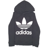 ADIDAS Hoodie Spellout Jumper Sweatshirt Womens M