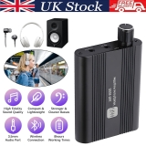 Mini HIFI Headphone Amplifier 3.5mm Portable AUX Audio w/ USB Cable Earphone