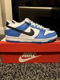 Nike Dunk Low Photo Blue Black White UK 6 GS EU 39