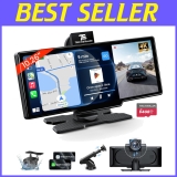 Portable Car Audio Receiver with Carplay & Android Auto