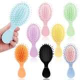 Stocking Stuffers for Women Teens Girls Kids, 8 PCS Mini Wet Hair Brush, Christm